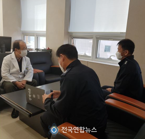 울진소방서, 울진군 의료원 지도점검 실시