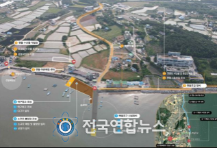 당진시 맷돌포구 어촌뉴딜300 사업 개요 사진