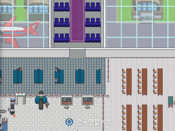 천안시가 11일부터 14일까지 4일간 전국 최초 ‘2022 천안시 겨울방학 메타버스 영어캠프’를 운영한다. 메타버스 가상공간에서의 영어캠프 교실 모습.