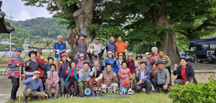 금산군 남이면 매곡1리 마을정원 꾸미기